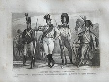 GRAVURE ALLEMAGNE   " COSTUMES