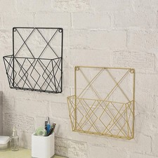 Porte-revues mural, organiseur de rangement de brochures, porte-journaux et