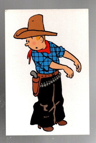 Carte postale hergé tintin - carte, hergé.