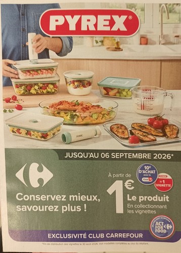 100 vignettes carrefour pyrex - vignettes,