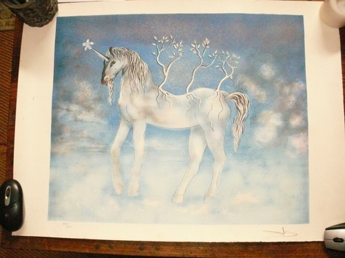 Litho signée crayon dali - dali,