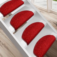 Barcelone Tapis de Marche / pour Escalier D'Escalier en Rouge Fabriqué Allemagne