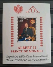 Bloc et feuillet  Monaco  Albert II  Prince de Monaco   N° 92 ** NEUF 