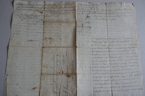 1755 document roussillon - 1755,
