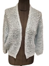 Superbe Cardigan Maille Bleu