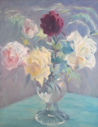 Tableau ancien huile nature - tableau,