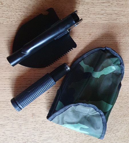 Pelle pliable verte acier - pelle,