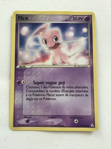 Carte pokemon mew - pokemon,