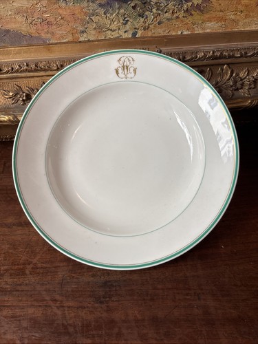 Anciennes assiettes creuses - anciennes,