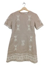 ZARA Robe d’été Dames Robe T EU 36 crème style décontracté