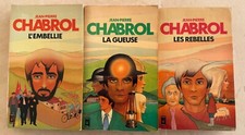 Jean-Pierre Chabrol. lot de 3 livres tous différents (littérature)