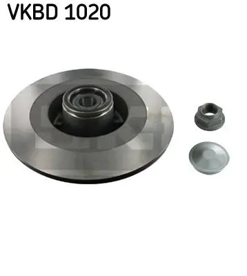 Disque frein plein vkbd - 2x,