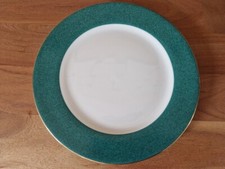 Porcelaine de Limoges Sologne Assiette plate présentation modèle Louisiane vert