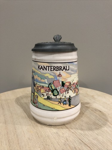 Chope bière avec couvercle - chope,