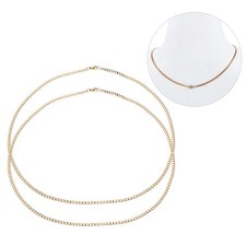  2 pcs colliers hip-hop hop