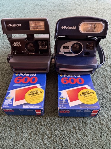 Polaroid 600 cameras with - 2,
