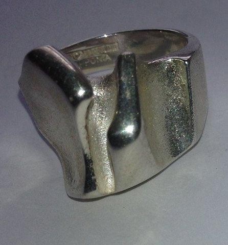 Bague moderne argent - bague, en