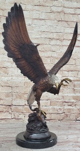 Sculpture bronze aigle - sculpture,