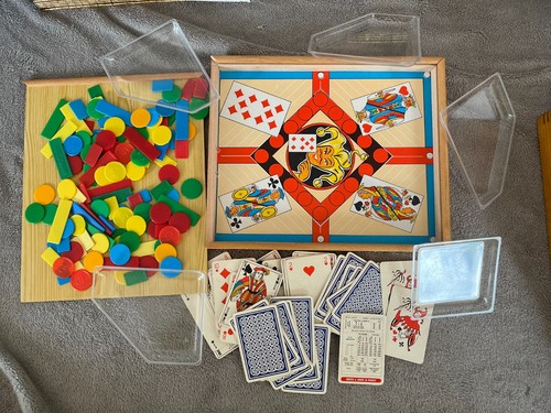 Plateau jeu cartes vintage - de,