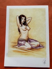 PATURAUD EX LIBRIS SIGNE PIN UP  15 x 21  ETAT NEUF
