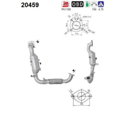 Catalyseur pour ford max - catalyseur,