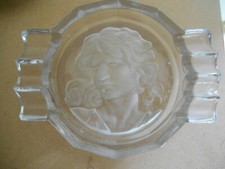 cendrier art deco visage femme