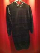 Robe maille  bleu nuit à