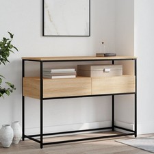 Table Console Table de Couloir Bout de Canapé Entrée Bois d'Ingénierie vidaXL