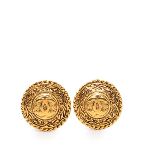 Chanel plaqué rond - plaqué,