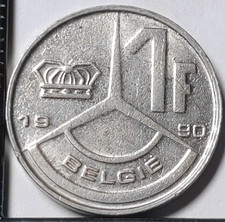 1 franc Baudouin Ier 1990 Belgique Belgium en néerlandais - 297162