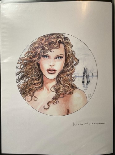 Manara tirage imprimé signé - manara,