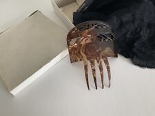 Ancien Grand Peigne Andalousie Pour Cheveux Et  Mantille En Bakélite Époque XlXe