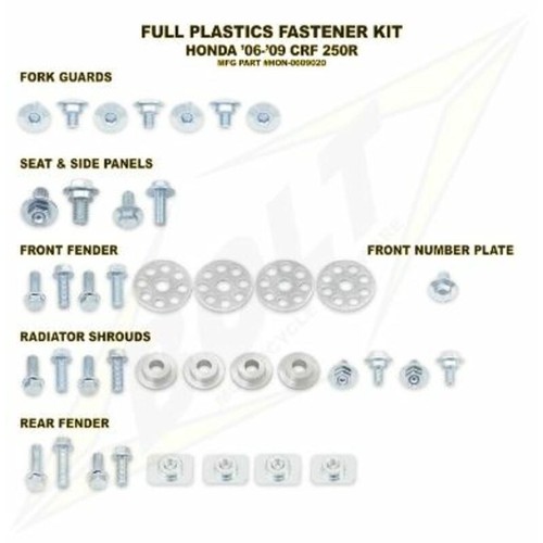 Kit vis complet plastiques - complet,