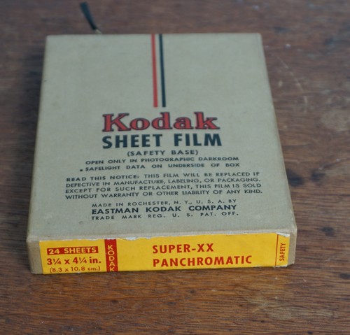 Kodak Super-XX Panchromatic  3
