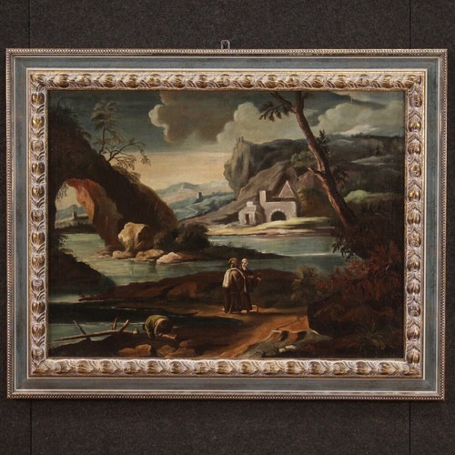 Ancien tableau paysage