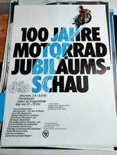 Affiche 100 ans moto