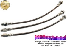 Ensemble De Tuyaux De Frein En Acier Inoxydable Buick Riviera 1966