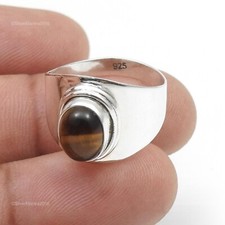 Tigre Eye Gemme Véritable 925