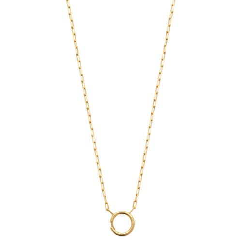 Collier pendant cercle - ,