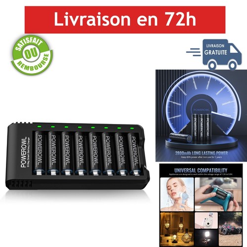 Powerowl chargeur piles aa - chargeur, de