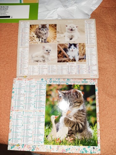 Lot calendriers des postes - calendriers,