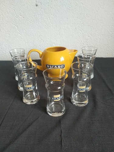 Pichet litre ricard - litre, +