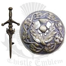 Kilt Écossais Broche Chardon