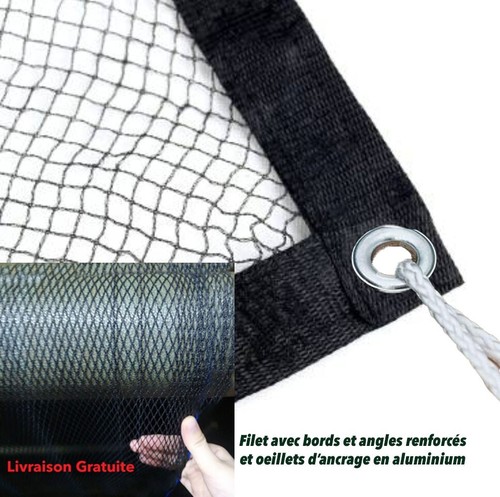 Grand filet protection - grand, noir