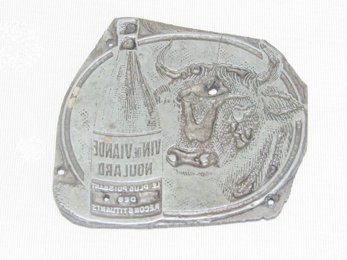04c30 ancien tampon plaque - ancien,