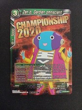 Carte Dragon Ball Zen'o Gardien Omniscient P-203 CHAMPIONSHIP 2020
