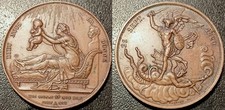 Médaille - Henri V Comte de Chambord Naissance de Henri, duc de Bordeaux 1820 !