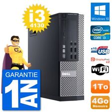 PC Dell 9020 SFF Intel Core i3-4130 RAM 4Go Disque Dur 1To Windows 10 Wifi