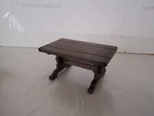 PLAYMOBIL vintage table marron foncé médiéval chevalier 3294 3440 3447 3666 #2