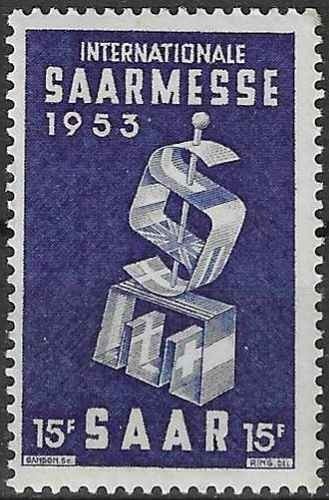 Timbre sarre colonies - timbre,
